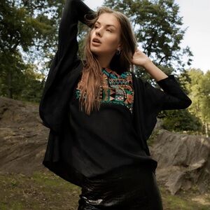 NWT Guadalupe - Beatrice Blouse Black